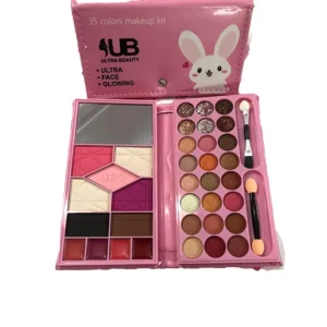 Ultra Beauty UB Face Glowing Kit With 35 Colors Eye Shadow Wallet Makeup Kit