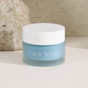 Face Scrub Blue Clay & Hazelnut | Organic Cosmetics | CANNOR