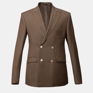 CASUAL COAT DOUBLE BREASTED KHAKI