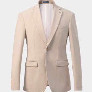 Men's Corduroy Blazer Beige