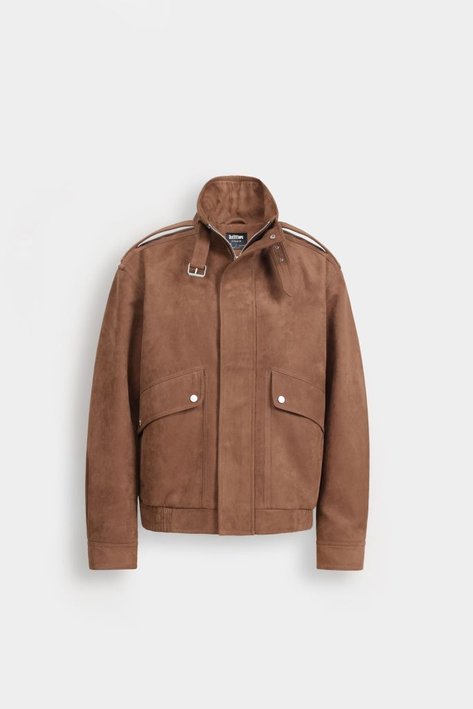 Suede Bomber Jacket