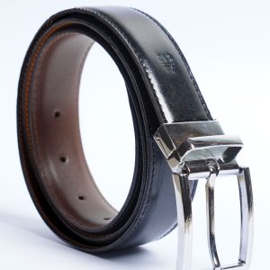 Dark Brown & Black Reversible Leather Belt (BELT-881)