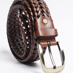 Light Brown Leather Belt (BELT-854)