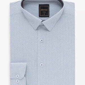 Men's White Multi Shirt - EMTSI5-50756