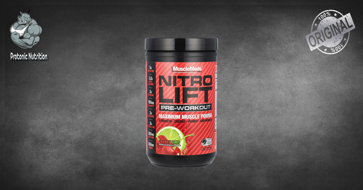 Nitro Lift Pre Workout 30 Servings By MuscleMeds - Protonic Nutrition