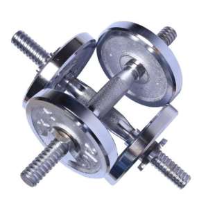 Chrom Dumbbells adjustable-6kg pair » Subhan Fitness