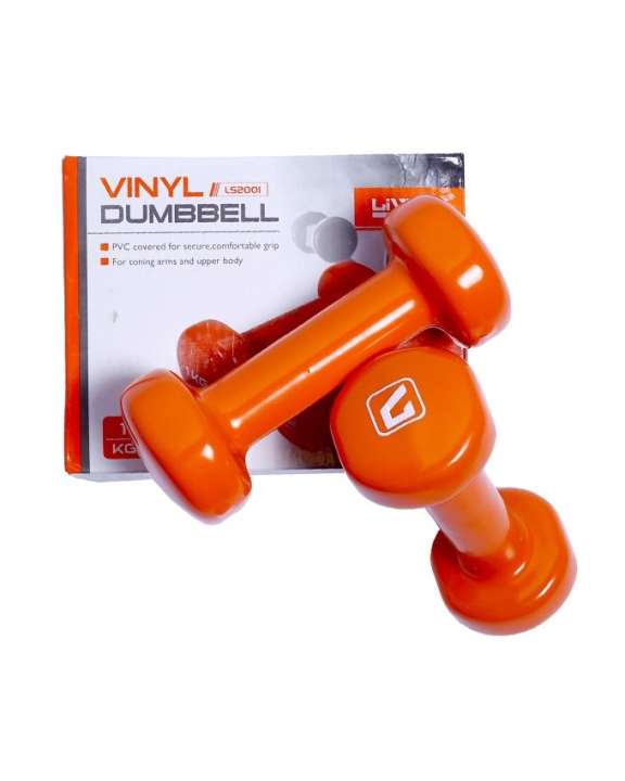 Live up vinyl dumbbell 1 kg » Subhan Fitness