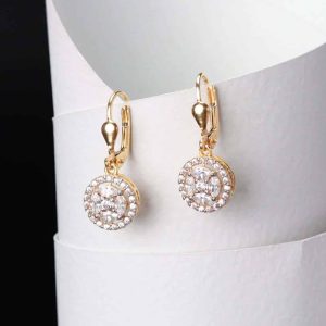 DIAMOND STYLE GOLD EARRINGS » Raza Jewellers