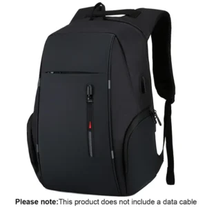 Business Anti-Theft Waterproof Travel Laptop Backpack, Polyester Soft Shell with Zipper Closure, Unisex College Computer Bag for 39.62cm Notebook - Durable & Lightweight