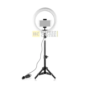 7 Feet Tripod with 26 CM Selfie Ring Light – Photography Kit