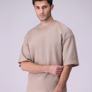 Box Fit Waffle Knit T-Shirt