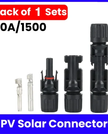 MC4 Solar Connector 1500V 30A | High-Quality PV Cable Connectors | 6mm Compatible Waterproof
